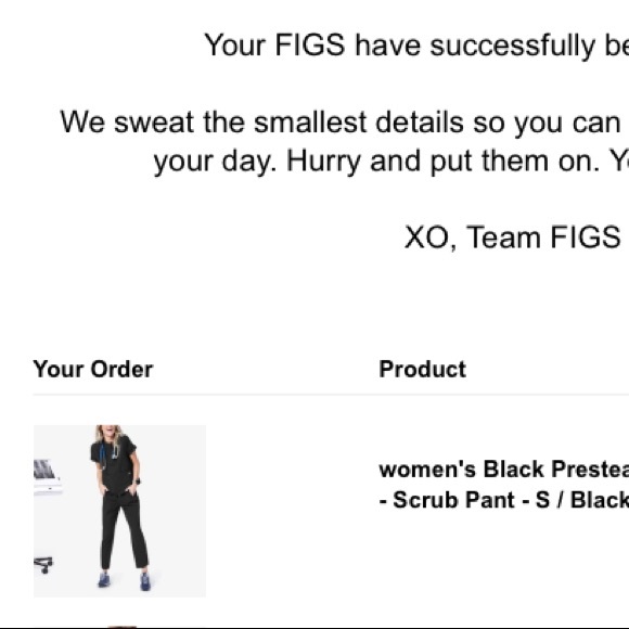 COPY - Limited Edition Figs Prestea Scrub Pants (Black) - Picture 2 of 7